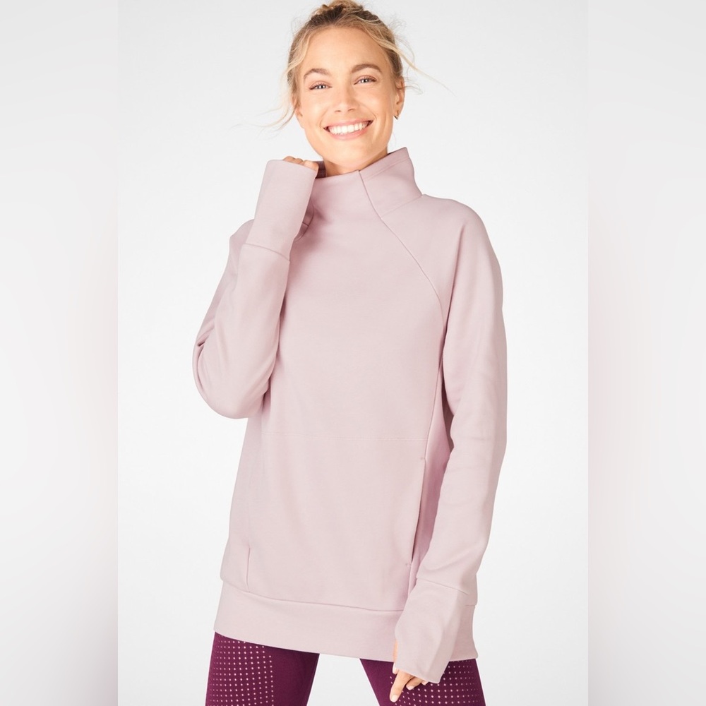 Fabletics Zaylee Funnel Turtleneck Tunic Size Small